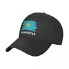 Casquette drapeau Kazakhstan