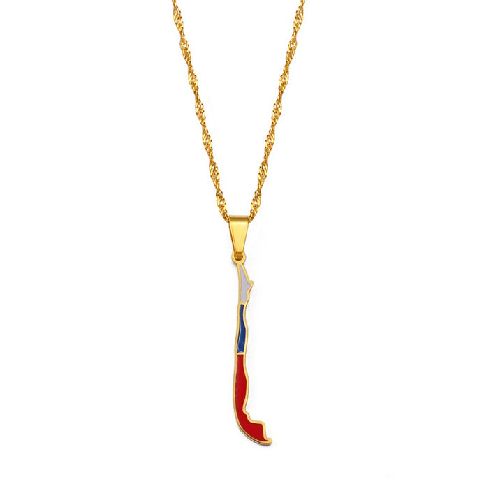 Collier Chili couleur or