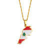 Collier drapeau Liban