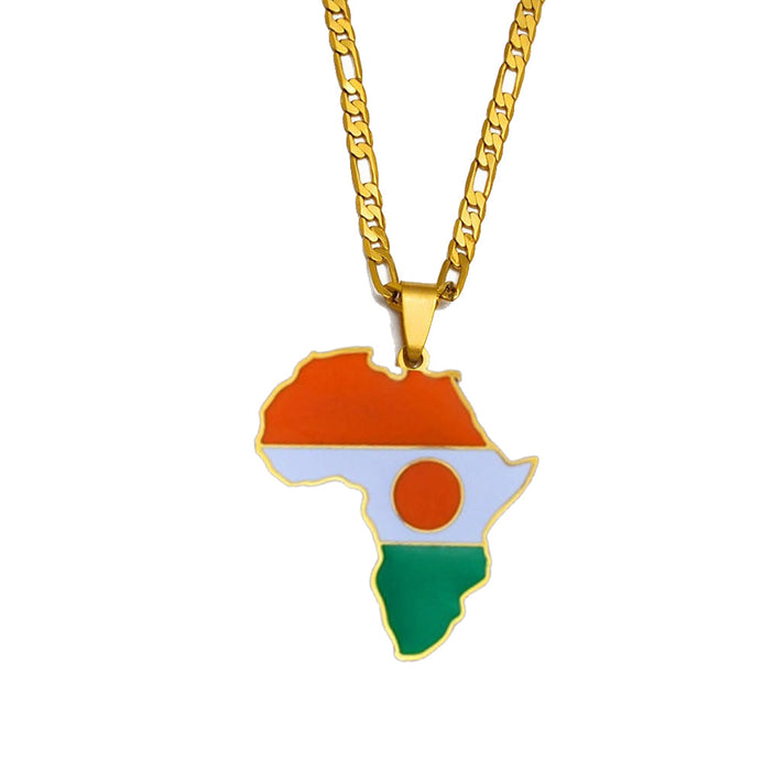 Collier drapeau Niger