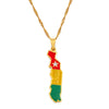 Collier drapeau Togo