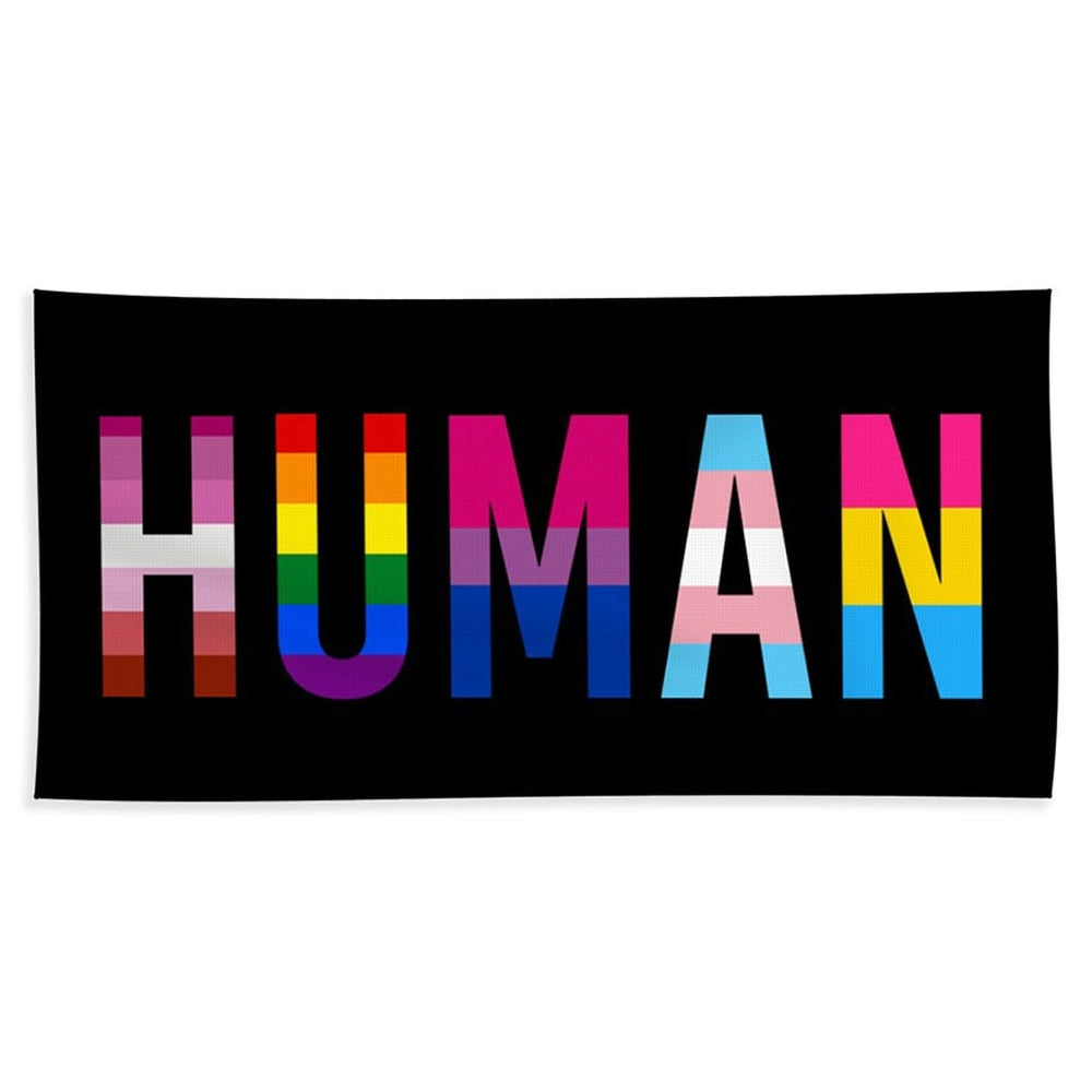 Drapeau HUMAN LGBT