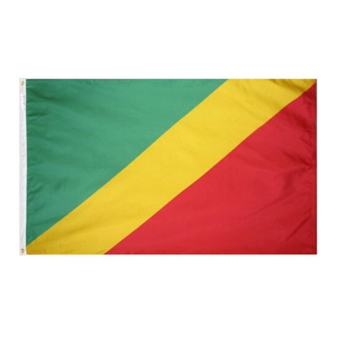 Drapeau National De L'aique Du Sud Agité Isolé Sur Fond Blanc Drapeau National De L'aique Du Sud Agité Isolé Sur Fond Blanc