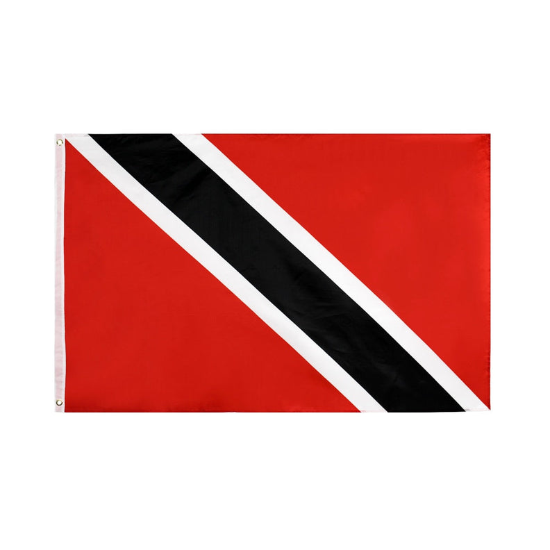 Cravate 100% Soie Drapeau De Trinité-et-Tobago - Créateur ANYIAMS - Neuf Avec étiquettes - Modèle Court