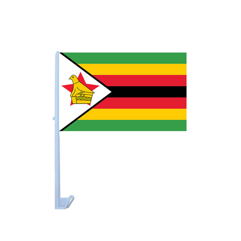 Patch écusson Drapeau Zimbabwe - 5x8 Cm, Imprimé, Avec Fixation Pression (mâle Et Femelle)