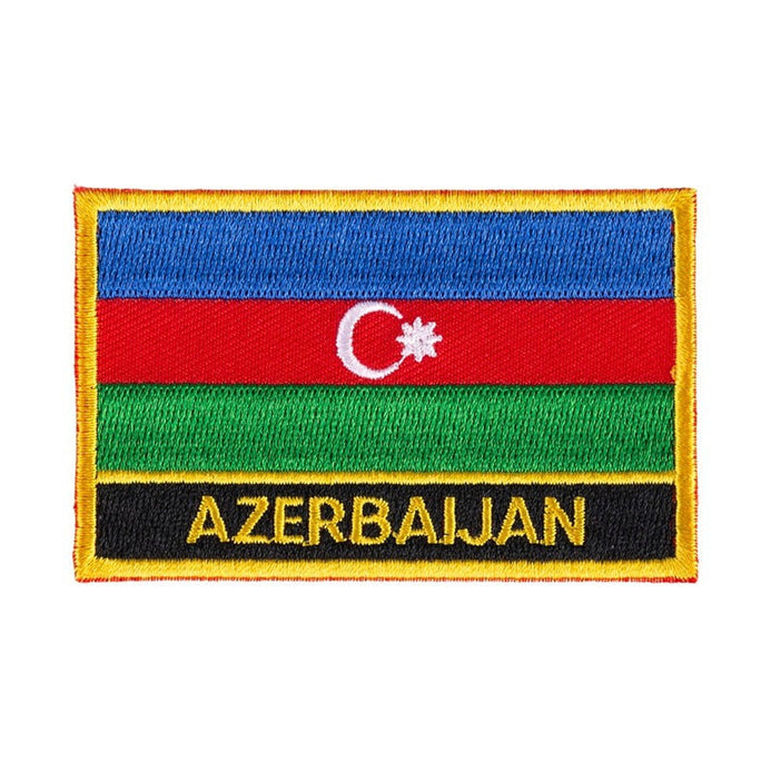 Ecusson drapeau Azerbaïdjan