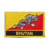 Ecusson drapeau Bhoutan