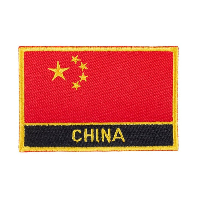 Ecusson drapeau Chine
