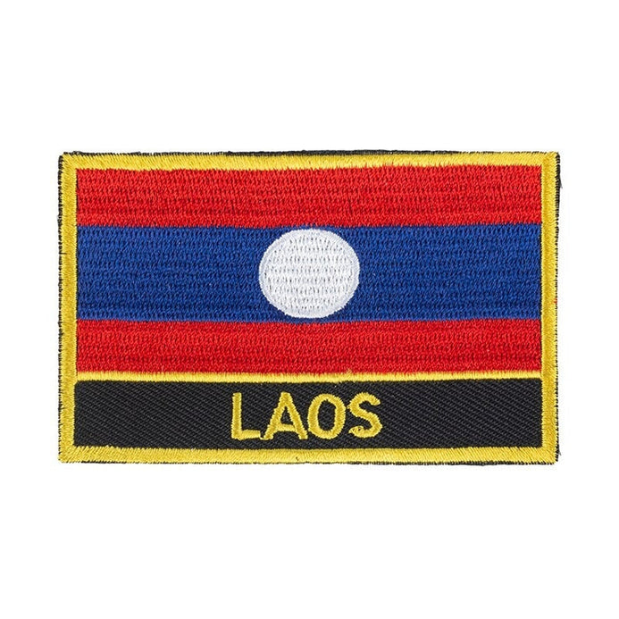 Ecusson drapeau Laos