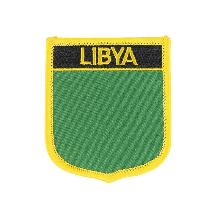 Ecusson drapeau Libye vert