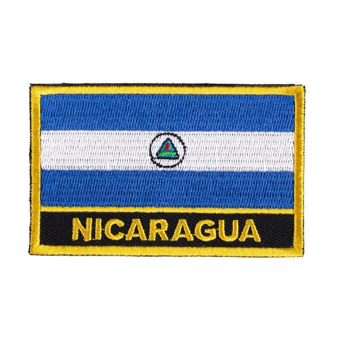 Ecusson drapeau Nicaragua