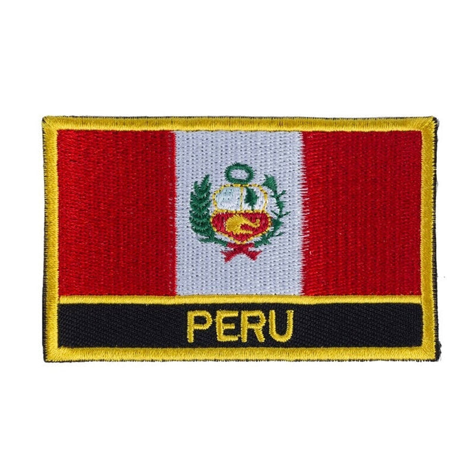 Ecusson drapeau Pérou