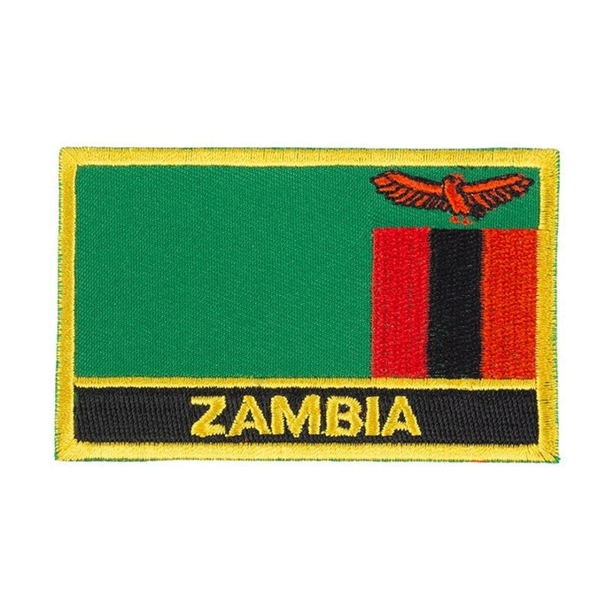 Ecusson drapeau Zambie