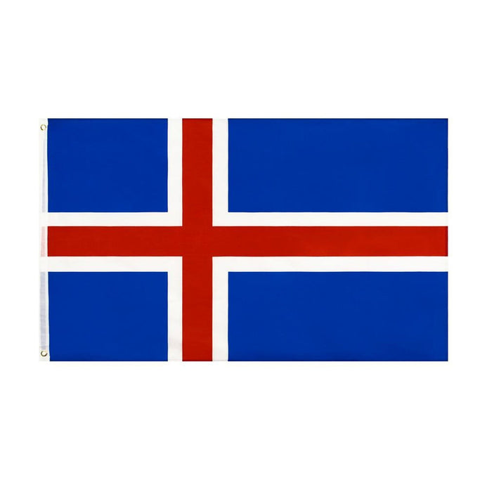 Grand drapeau Islande