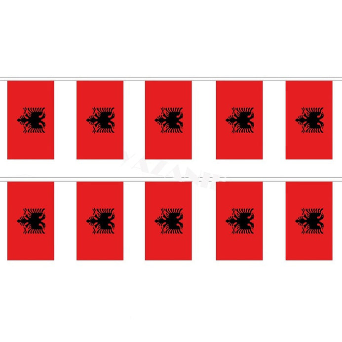 Guirlande drapeau Albanie