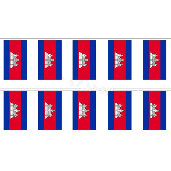 Guirlande drapeau Cambodge
