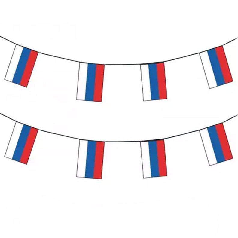 Drapeau Roumanie Guirlande Drapeau Pérou 50 Pièces 14 X 21 Cm - Maison Drapeau Pologne