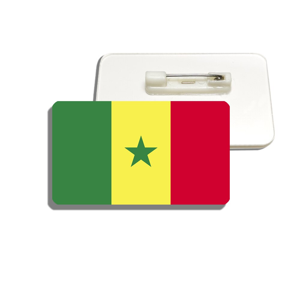 Broche drapeau Sénégal