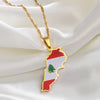 Collier drapeau Liban