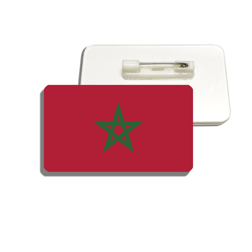 Broche drapeau Maroc