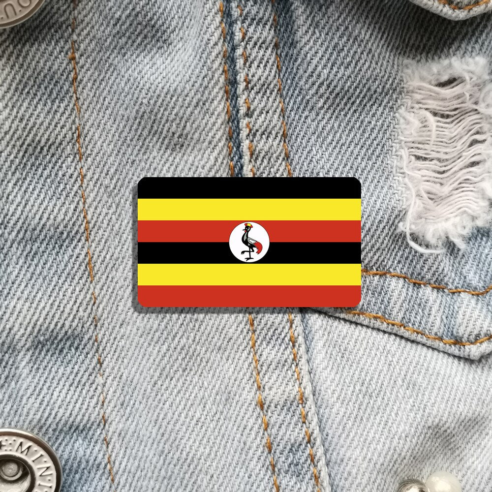 Broche drapeau Ouganda