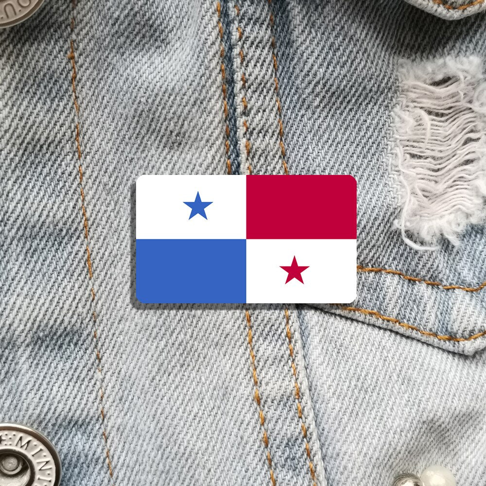 Broche drapeau Panama