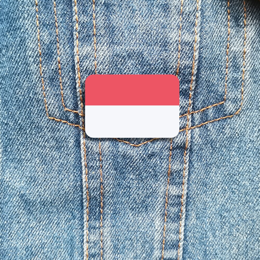 Broche drapeau Indonésie