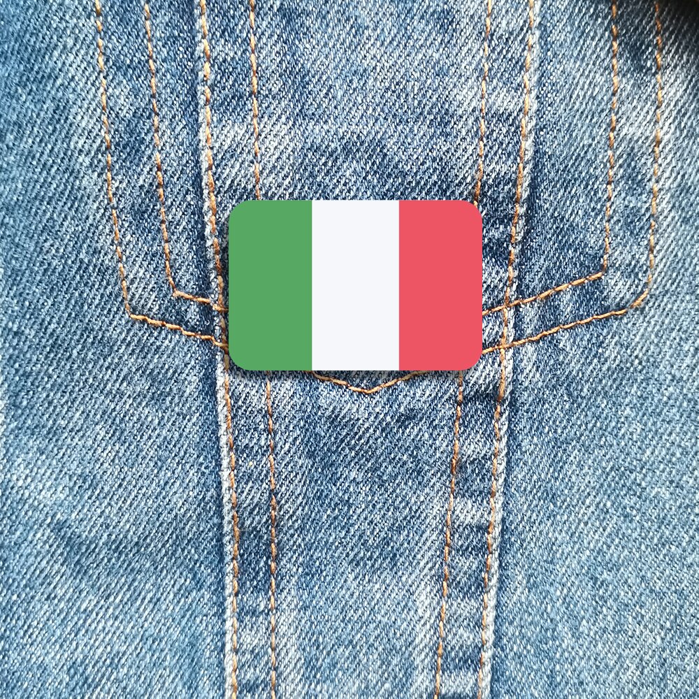 Broche drapeau Italie