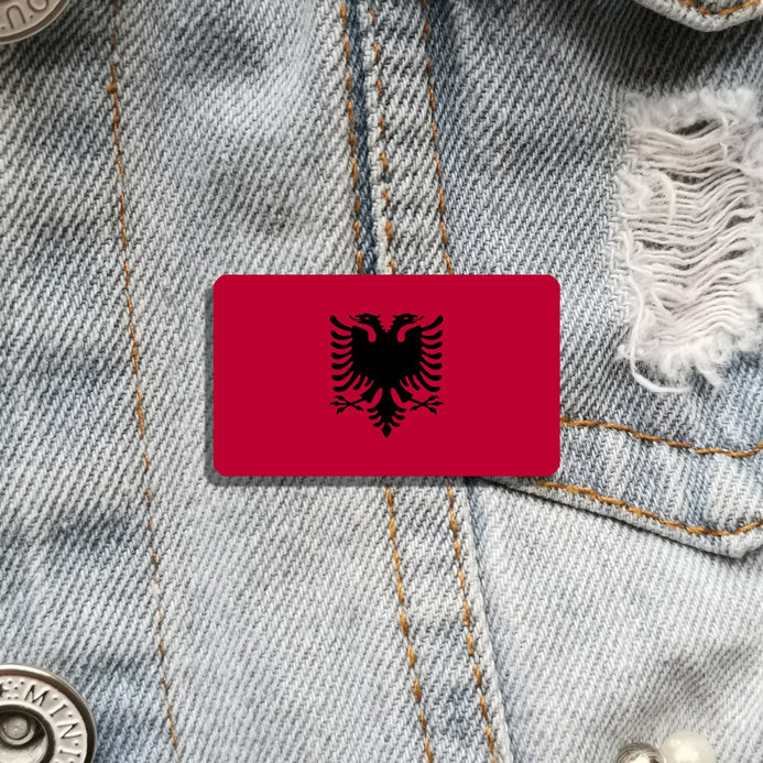 Broche drapeau Albanie