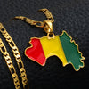 Collier drapeau Guinée