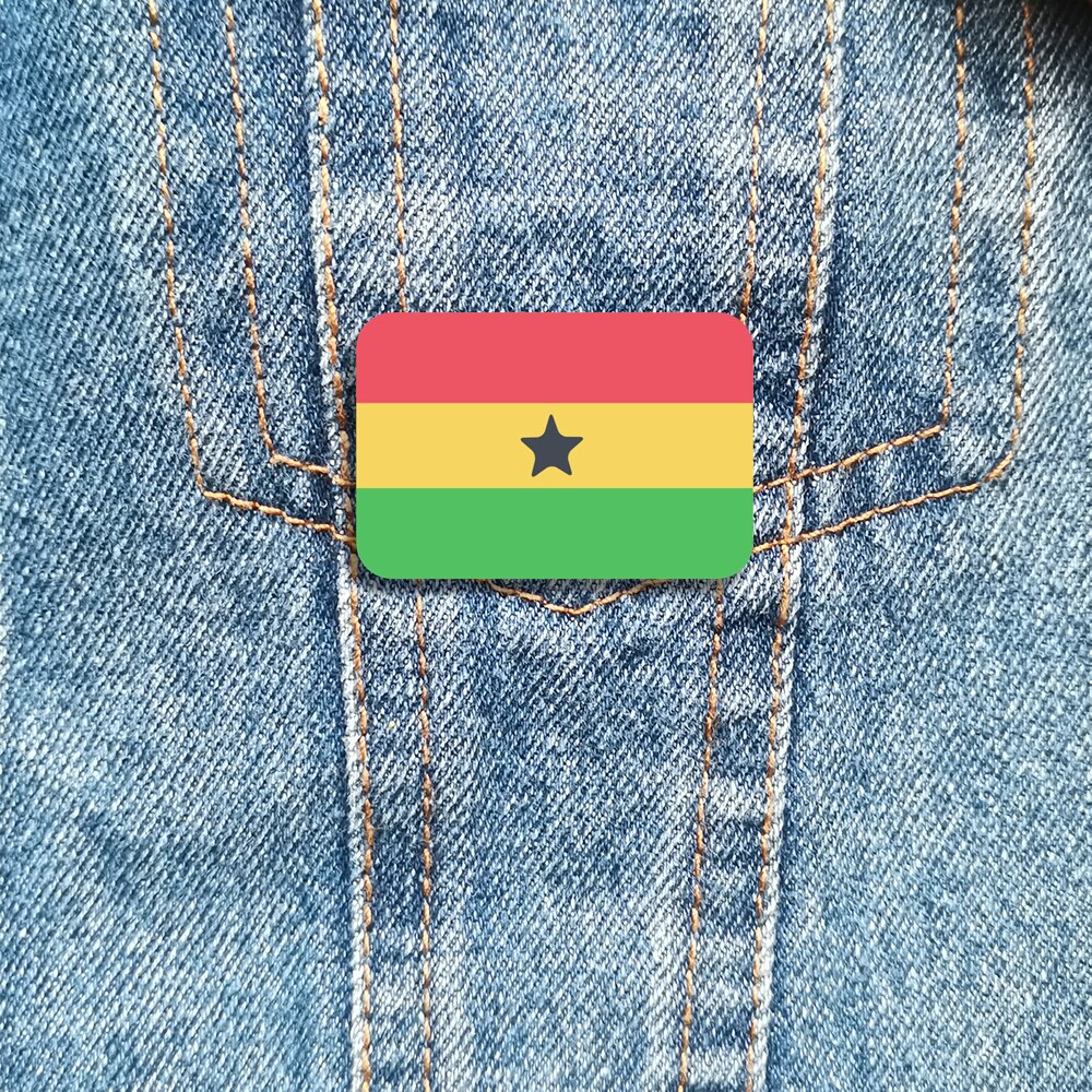 Broche drapeau Ghana