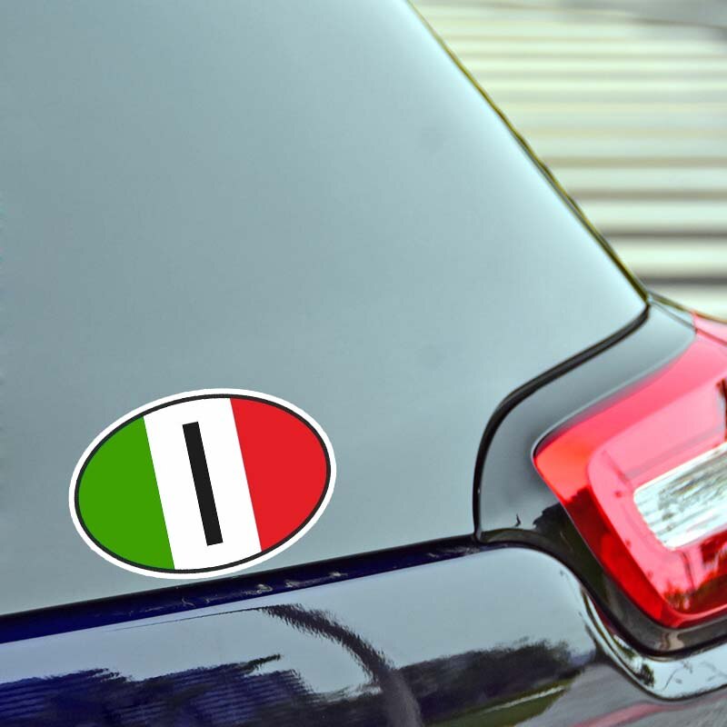 Autocollant drapeau Italie pour voiture