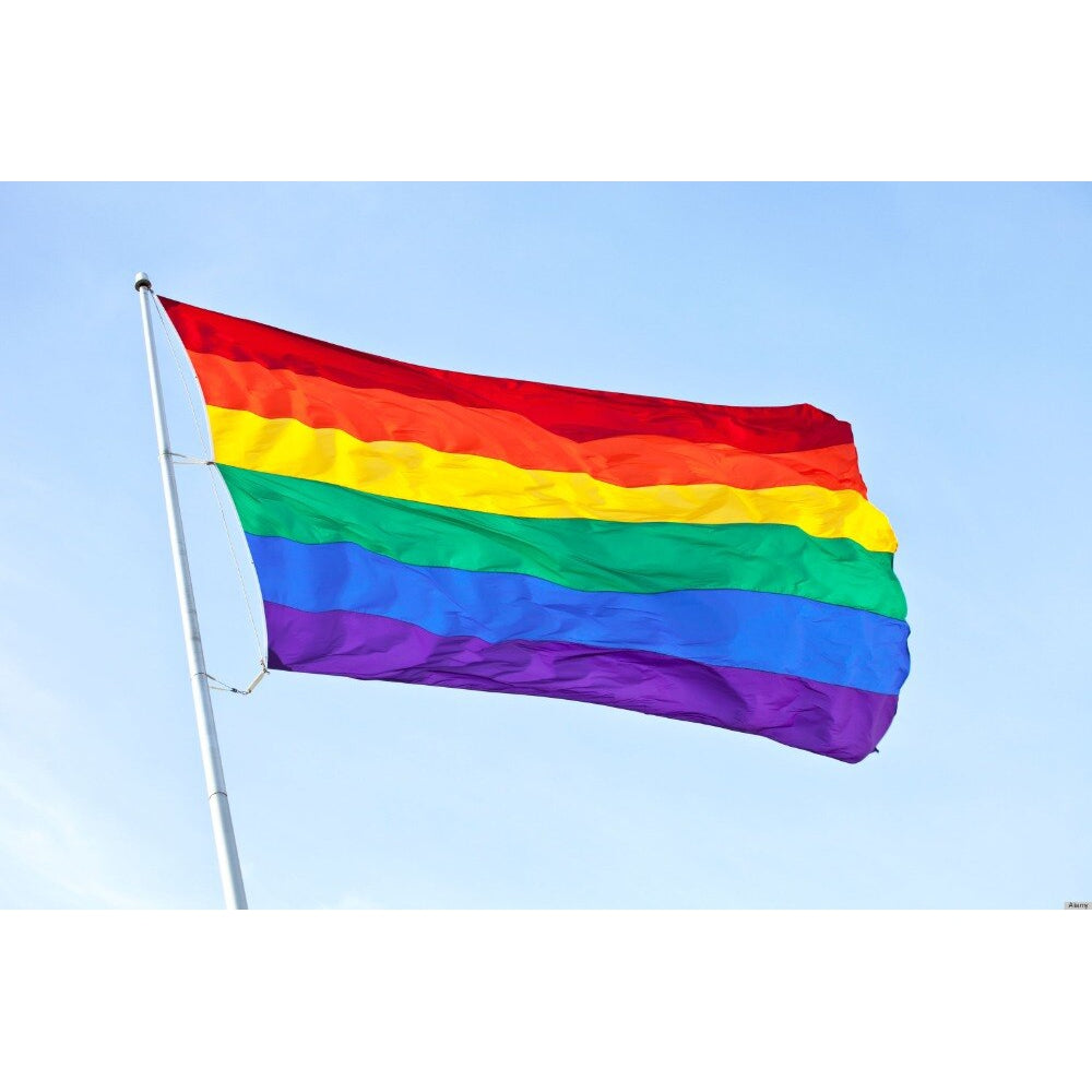 Drapeau LGBT extérieur