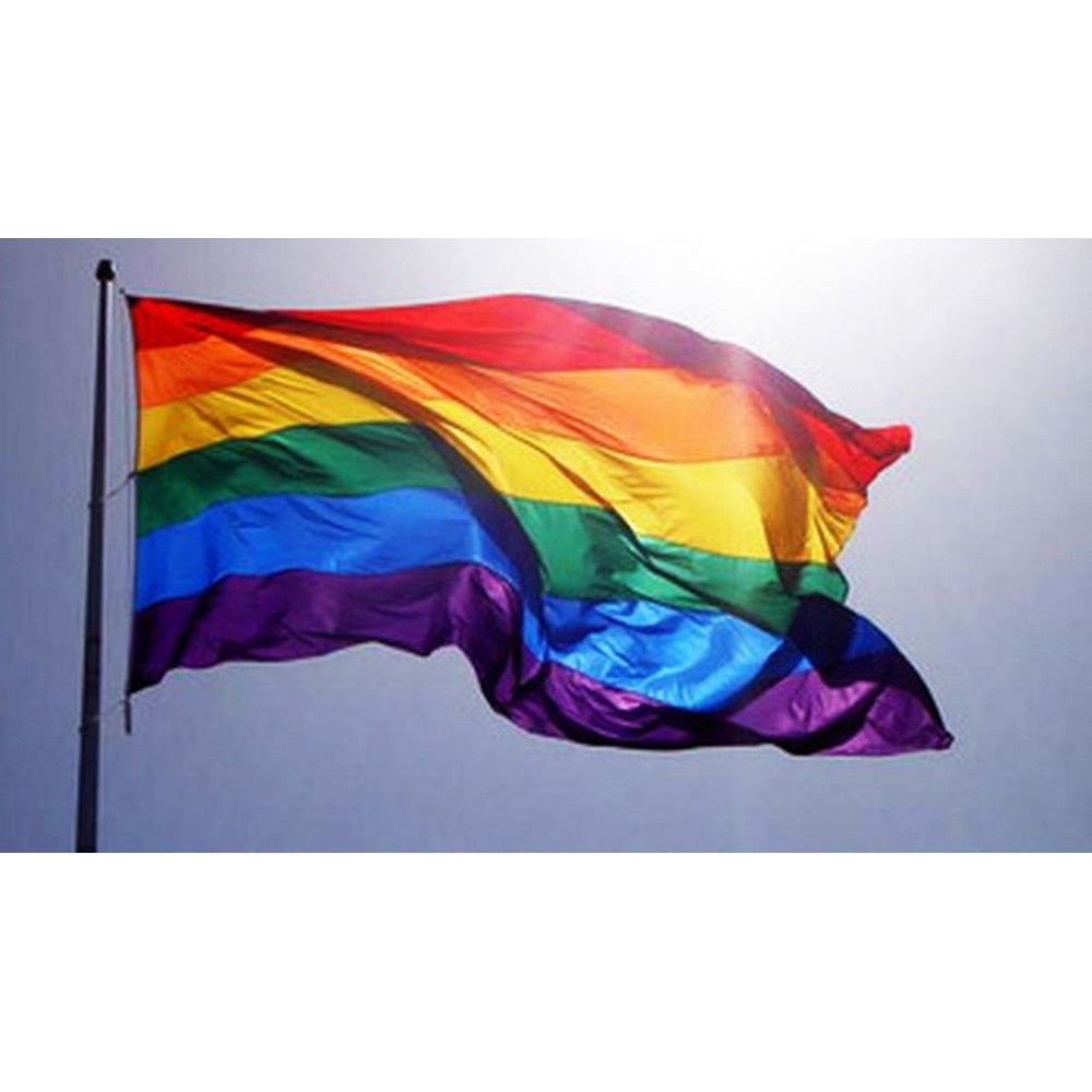 Drapeau LGBT extérieur