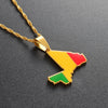 Collier drapeau Mali