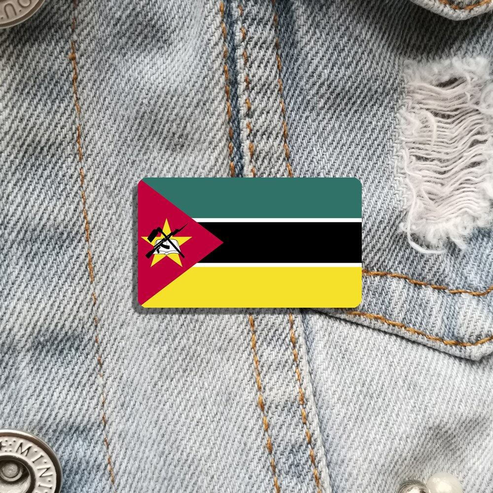 Broche drapeau Mozambique