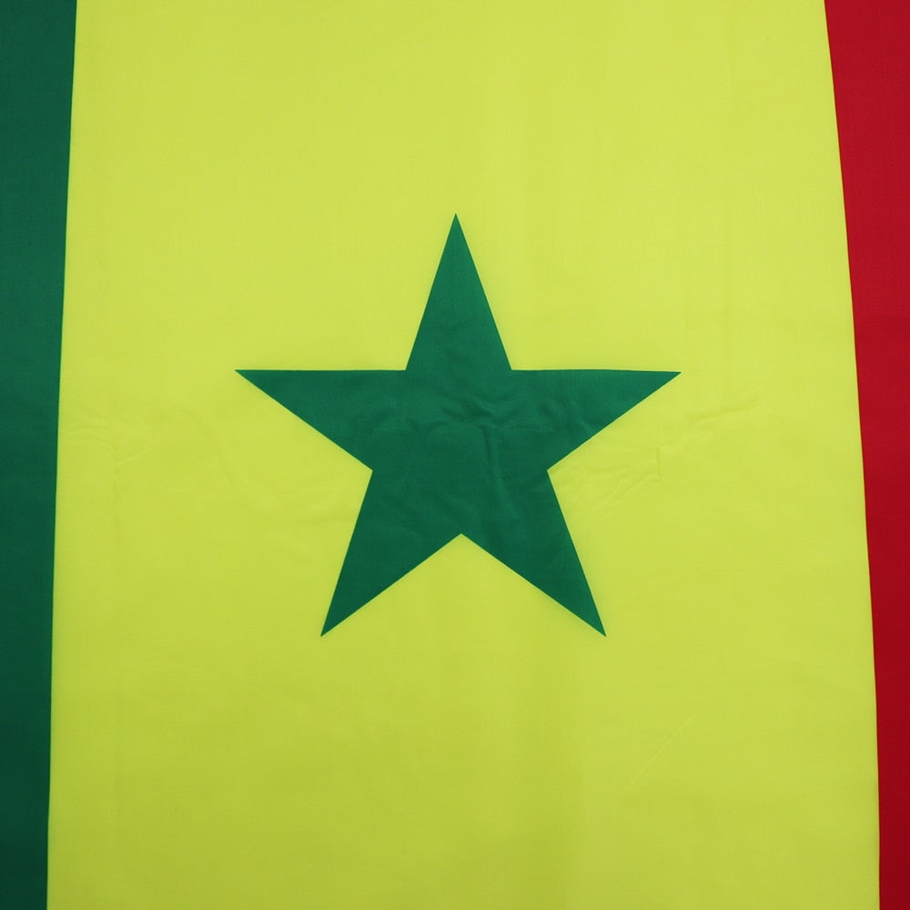 Drapeau Sénégal 100% Polyester