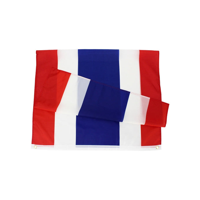 Drapeau Thaïlande 90x150 Cm - Polyester 90g, Double Couture, œillets, Couleur Vive - 4