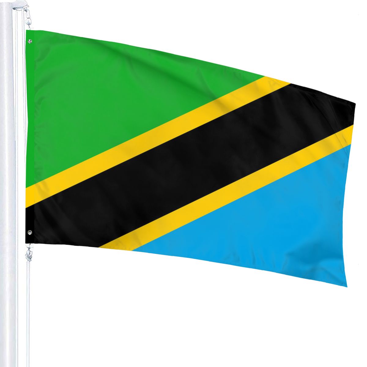 Drapeau Tanzanie qualité PRO 120 x 180 cm