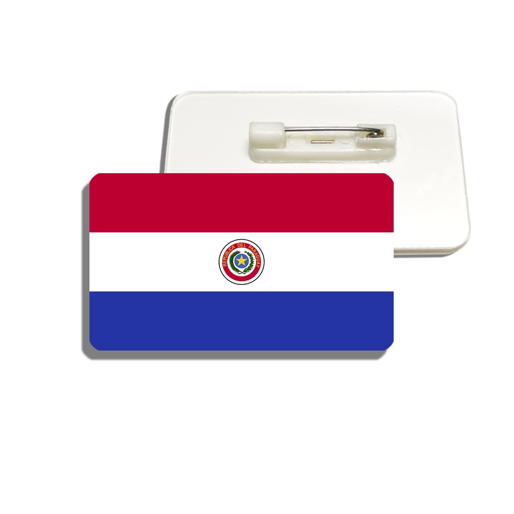 Broche drapeau Paraguay