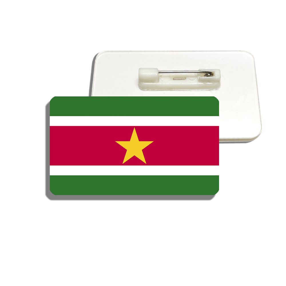 Broche drapeau Suriname