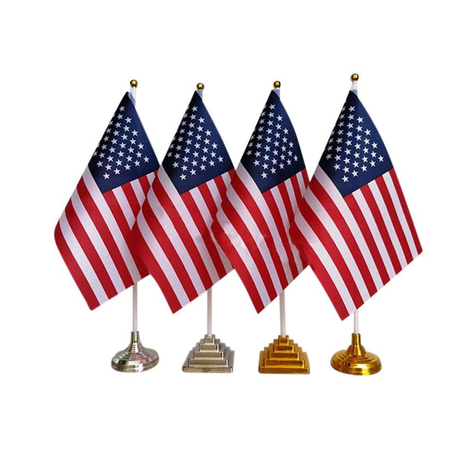 Lot drapeaux États-Unis de table