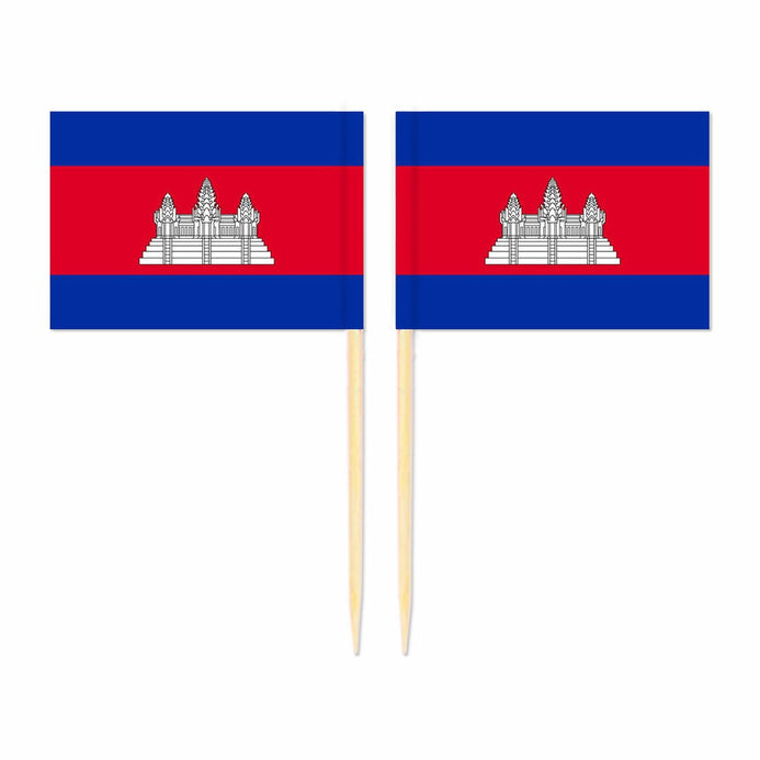 Mini pics drapeau Cambodge