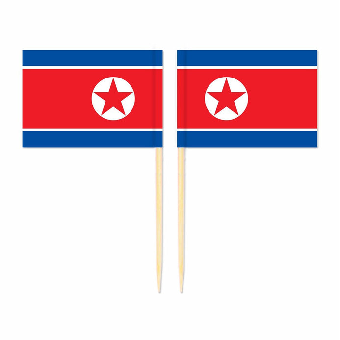Mini pics drapeau Corée du Nord