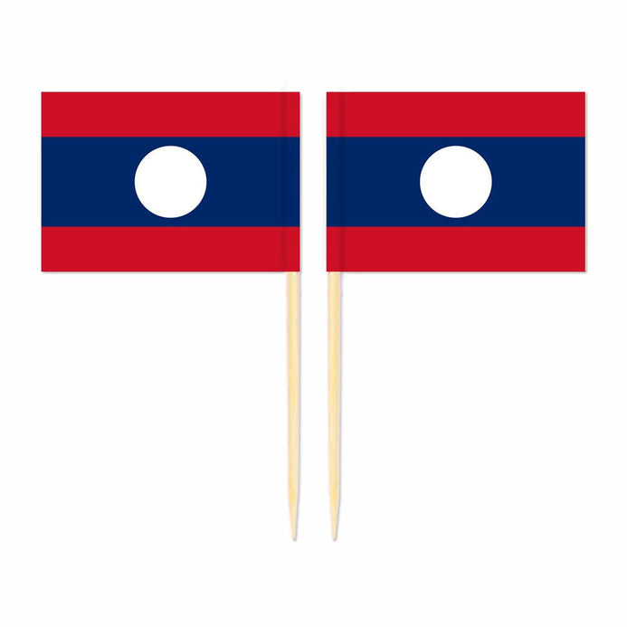 Mini pics drapeau Laos