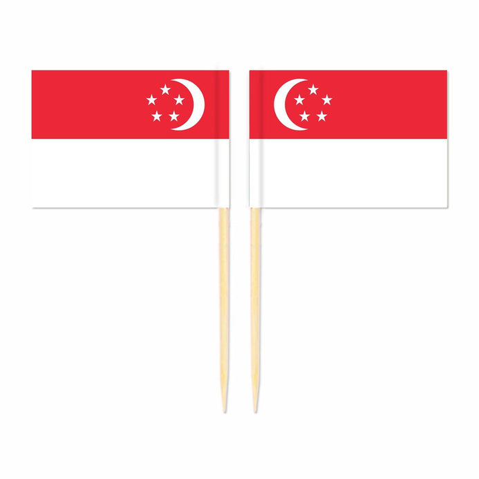 Mini pics drapeau Singapour