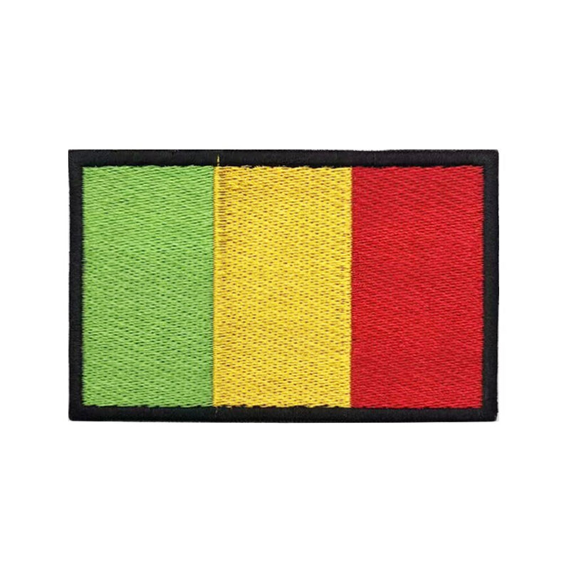 Patch écusson brodé Drapeau MALI MALIEN Thermocollant