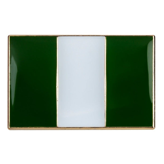Petite broche drapeau Nigeria