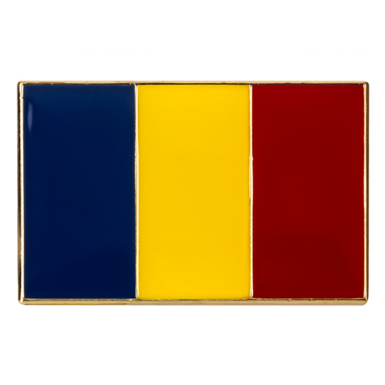 Sticker Blason Roumanie – 9cm, Drapeau Autocollant RA125, Neuf