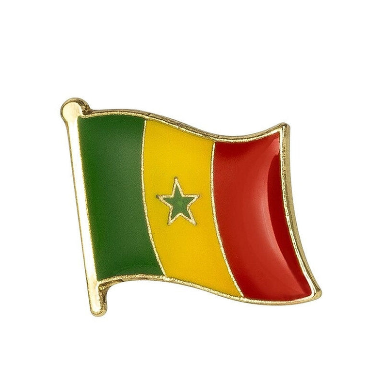 Lot De 2 Drapeaux Voiture Sénégal – Bannière Patriotique 30,5x45,7 Cm Double Face, Clip Fenêtre, Fierté Sénégalaise